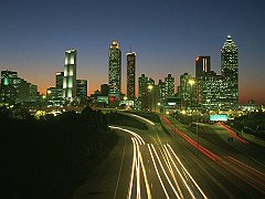 Night Skyline, Atlanta, Georgia